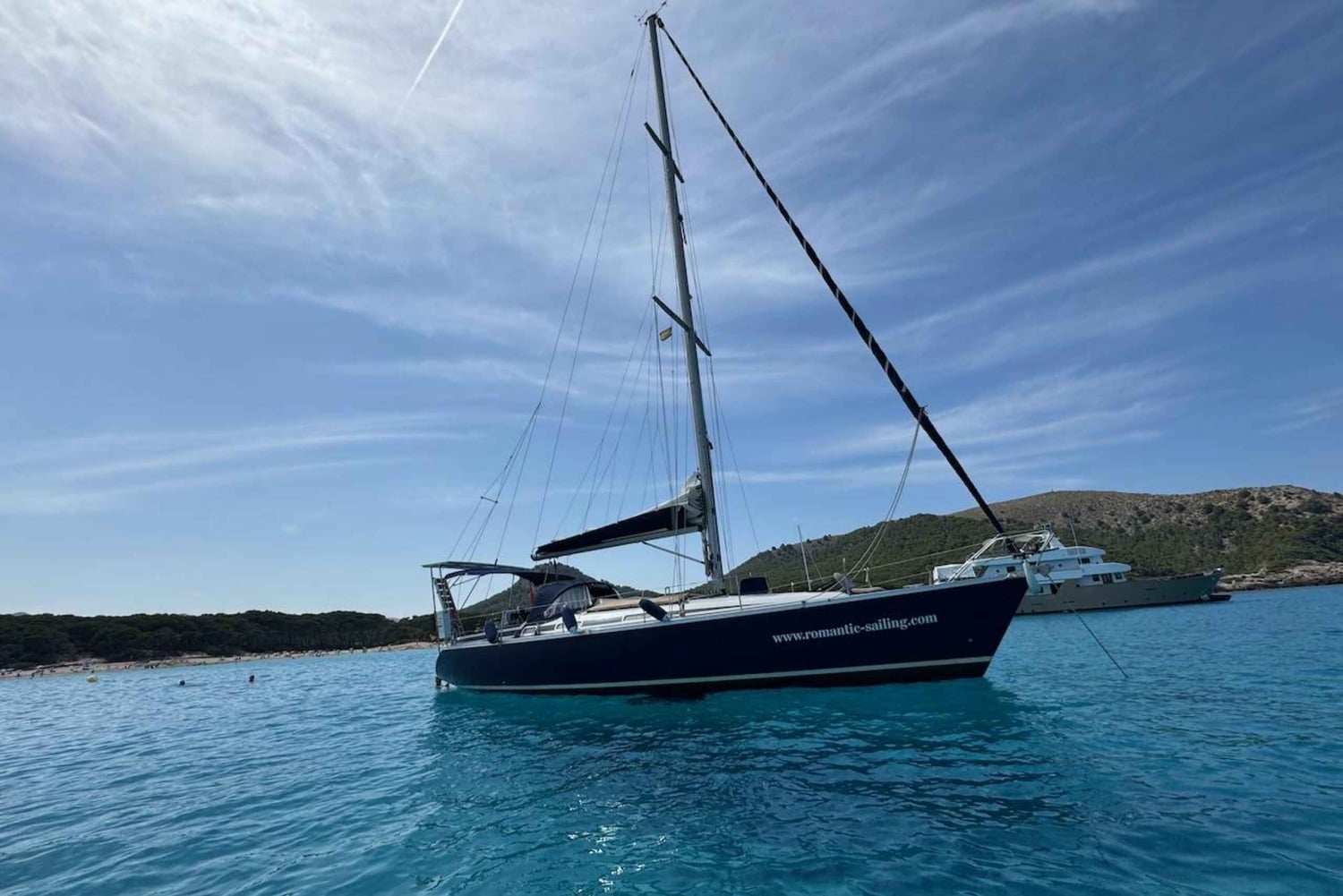 Alcudia: Utflykt med segelbåt och vin & tapas