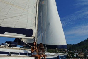 Alcudia: Utflykt med segelbåt och vin & tapas