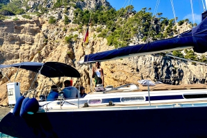 Alcudia: Utflykt med segelbåt och vin & tapas