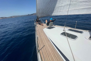 Alcudia: Utflykt med segelbåt och vin & tapas