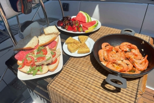 Alcudia: Utflykt med segelbåt och vin & tapas