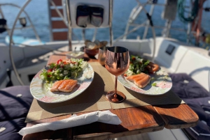 Alcudia: Utflykt med segelbåt och vin & tapas