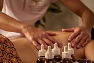 Massage à l'huile aromatique