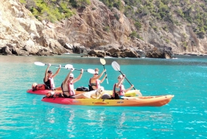 From Sant Elm: kayak tour into the sunset - picnic included