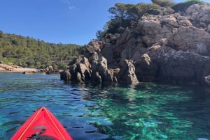 From Sant Elm: kayak tour into the sunset - picnic included