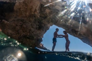 Cala Llombards o Cala Santany & Es Pontas Snorkel and SUP