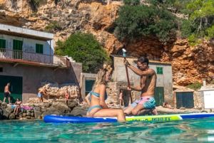 Cala Llombards o Cala Santany & Es Pontas Snorklausta ja SUPia
