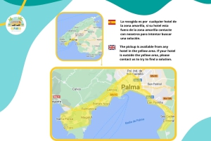 Cala Llombards o Cala Santany & Es Pontas Snorklausta ja SUPia