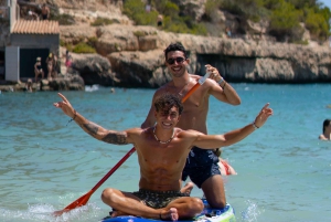 Cala Llombards o Cala Santany & Es Pontas Snorklausta ja SUPia