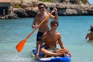 Cala Llombards o Cala Santany & Es Pontas Snorklausta ja SUPia