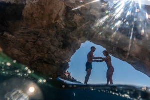Cala Llombards o Cala Santany & Es Pontas Snorklausta ja SUPia