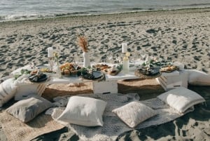 Cala Millor : pique-nique boho sur la plage