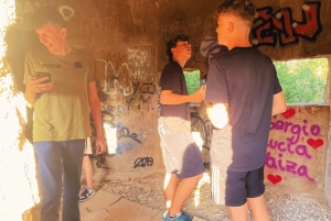 Cala Millor: 'Cavemen', cave on a mountain,fun game and hike