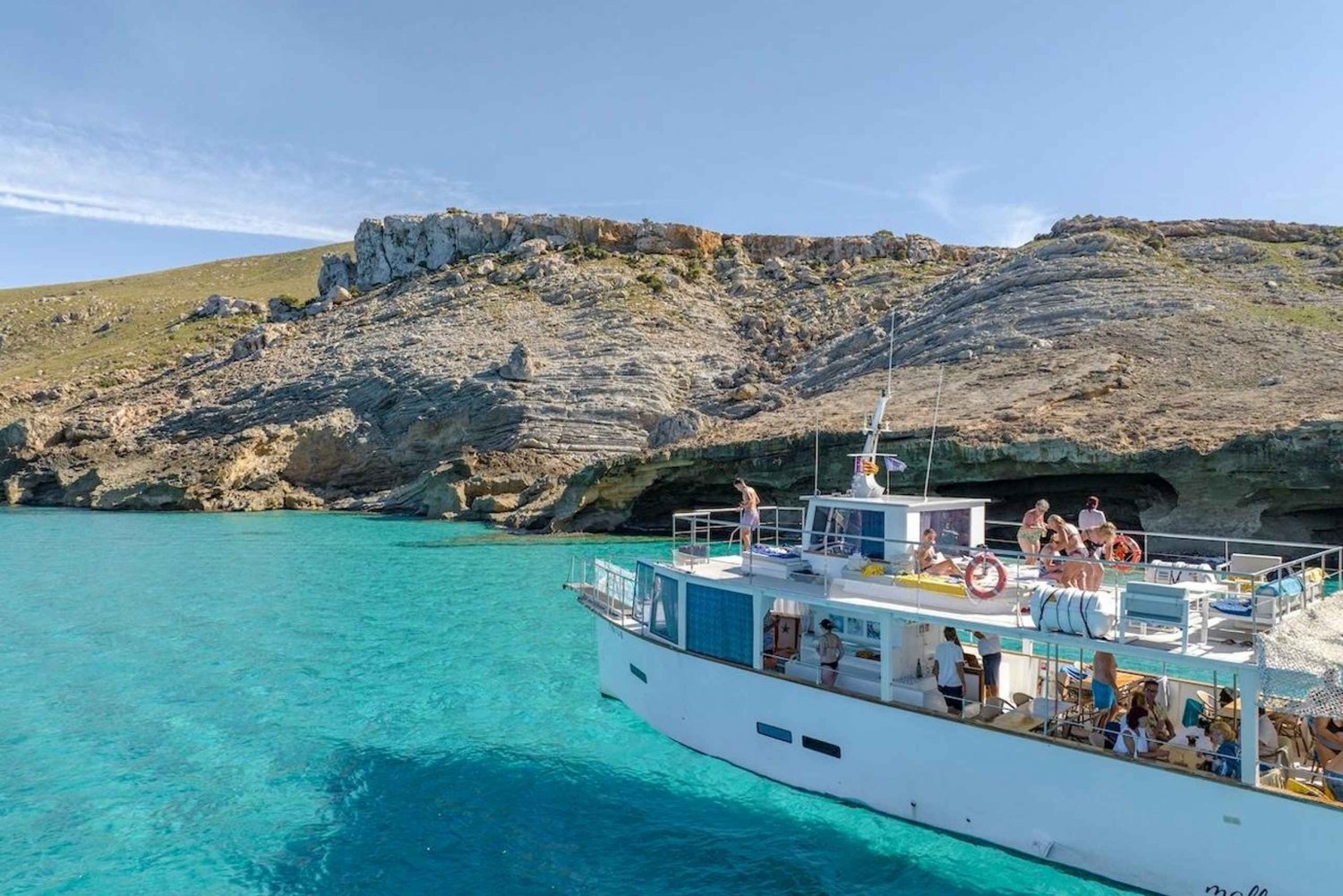 Cala Ratjada: Boat trip with drinks and dinner