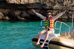 Can Pastilla: adrenalina de lancha rápida e mergulho com snorkel