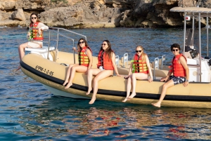 Can Pastilla: Adrenalin i speedbåd og snorkling