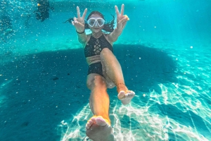 Can Picafort: paseo en barco privado de 2 horas: natación, snorkel y relax