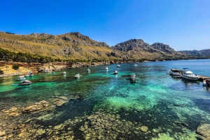 Can Picafort: paseo en barco privado de 2 horas: natación, snorkel y relax