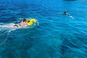 Can Picafort: paseo en barco privado de 2 horas: natación, snorkel y relax