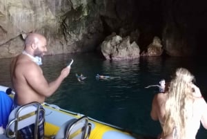 Can Picafort: Tour in barca per l'avvistamento dei delfini con nuoto