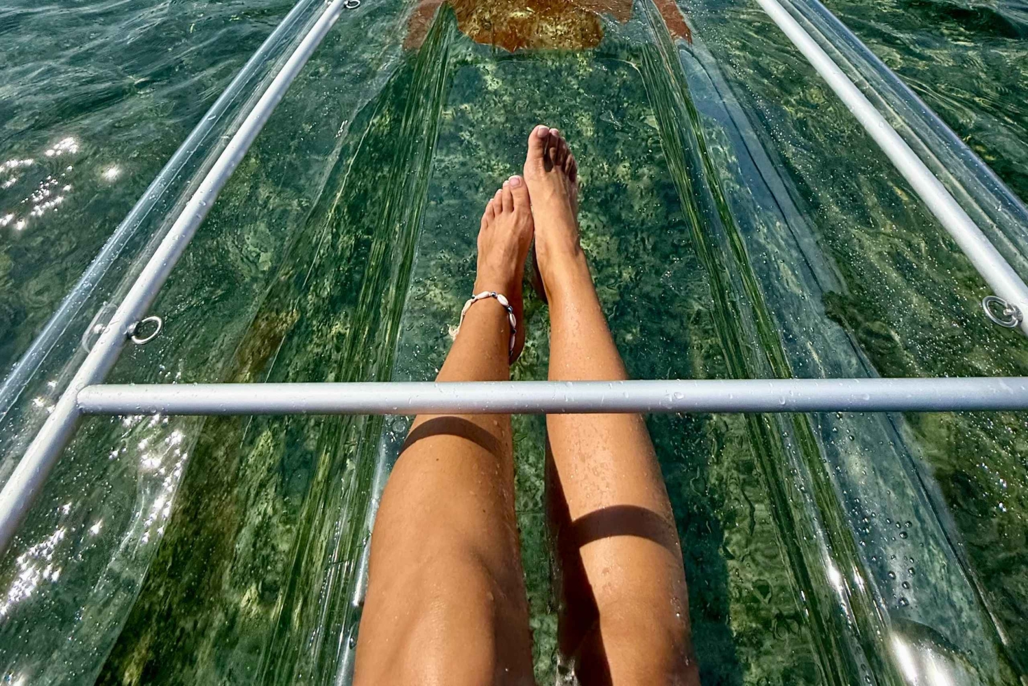 Can Picafort: aventura de aluguer de caiaque transparente