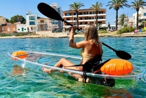 Can Picafort: aventura de aluguer de caiaque transparente