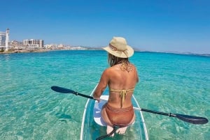 Can Picafort: aventura de aluguer de caiaque transparente