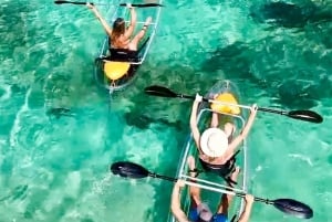 Can Picafort: aventura de aluguer de caiaque transparente