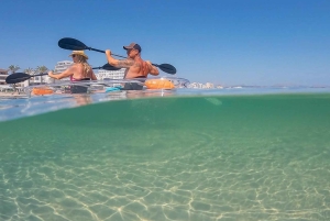 Can Picafort: aventura de aluguer de caiaque transparente