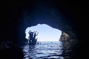 Estany d'en Mas: Küstenwanderung, Abseilen und Erkundung der Meereshöhle