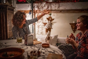 パルマの屋上で楽しむパエリアとワインの夕食会