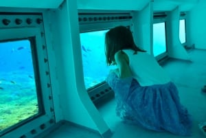 Da Cala Bona: Gita in barca con fondo di vetro sulla costa orientale