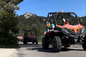 Från östra Mallorca: Guidad tur med strand- och bergsbuggy
