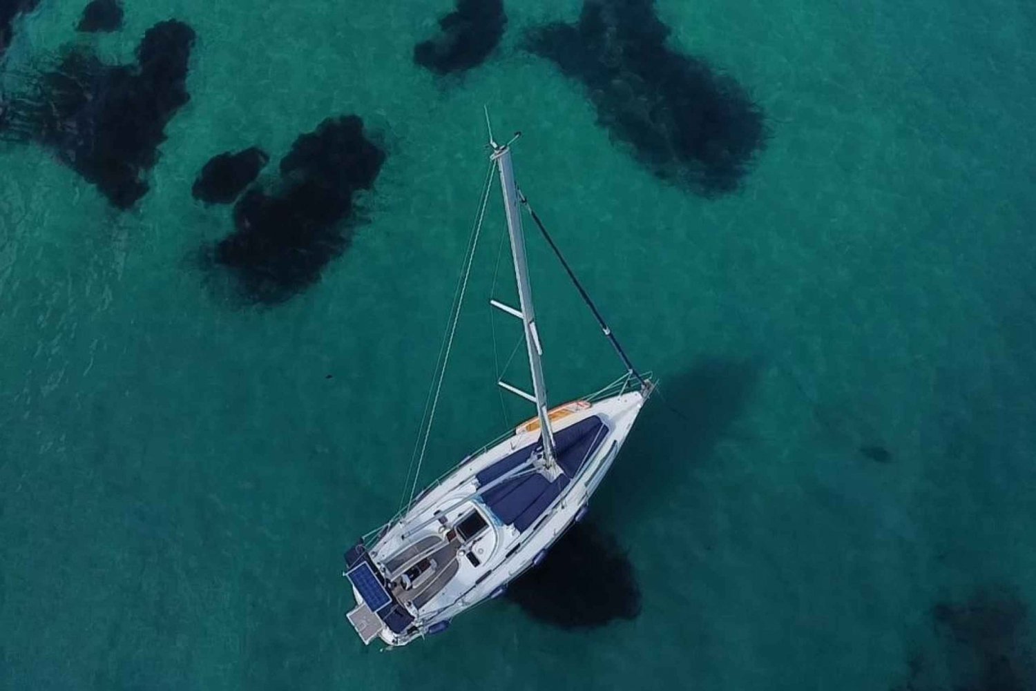Majorque : Tour en bateau à Cala Vella avec baignade, visite culinaire et boissons