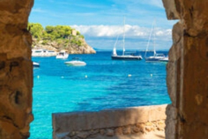 Vanuit Palma: Portal Vells Strand en Grot SUP & Snorkeltour