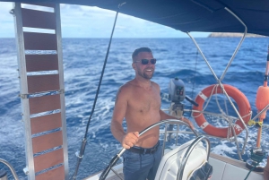 From Port Alcudia: Sailing Trip with Snacks and Wine