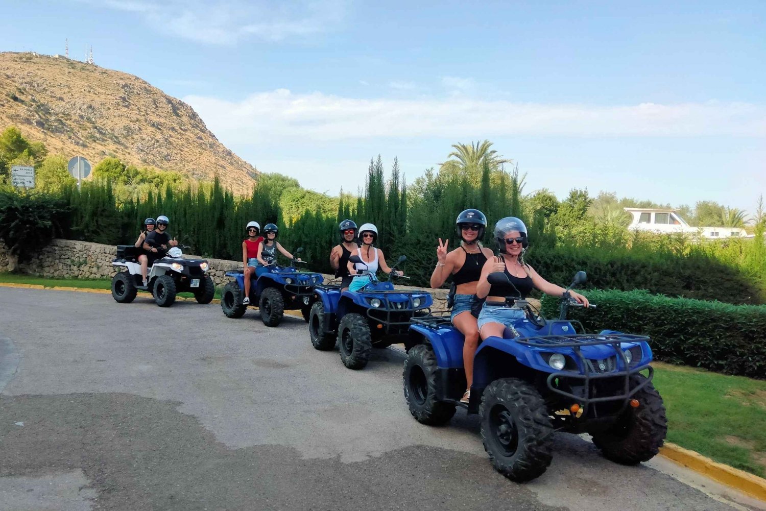 From Port d'Alcudia: 2-Hour Sightseeing Quad Tour