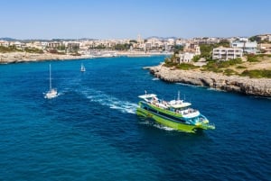 From Porto Cristo: East Coast Glass-Bottom Boat Trip