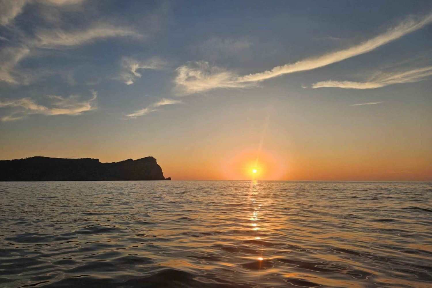 Fra Sant Elm: kajakktur inn i solnedgangen - piknik inkludert