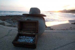 Zatoka Fornells: Wycieczka kajakiem z poszukiwaniem skarbów z Ses Salines