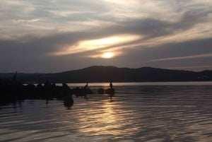 Baia di Fornells: Tour in kayak al tramonto da Ses Salines, Minorca.