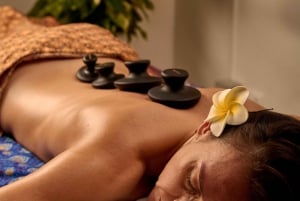 massage med heta stenar