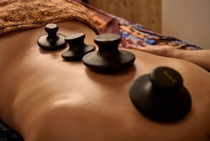 massage med heta stenar