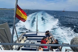 Excursion maritime à Illetas, Ibiza, avec paella et boissons