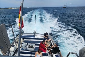 Excursion maritime à Illetas, Ibiza, avec paella et boissons