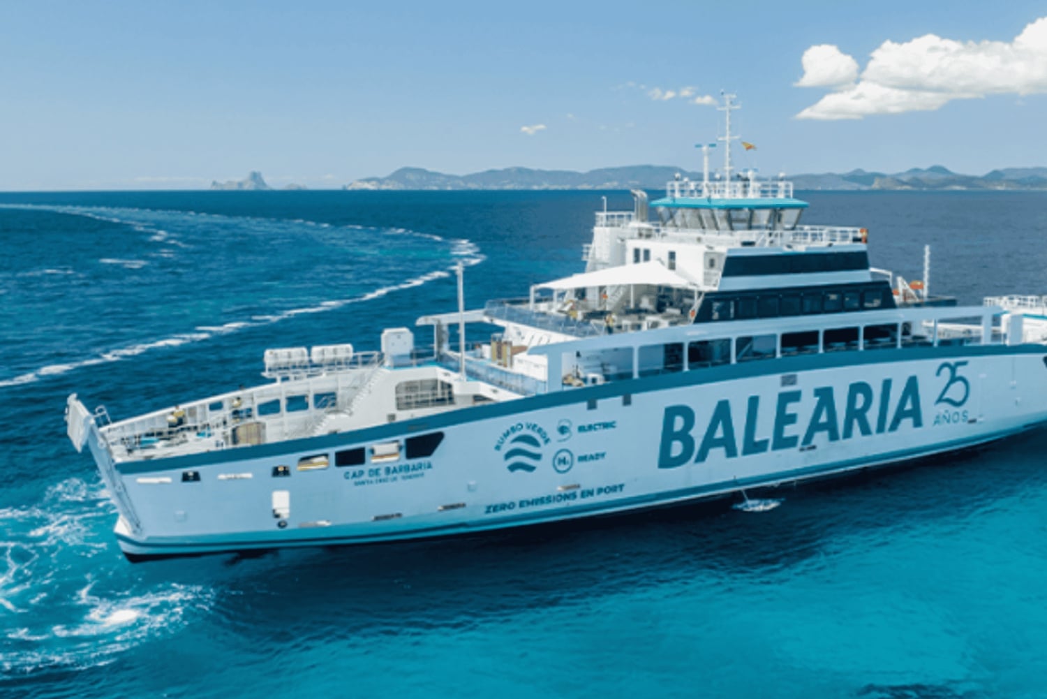 Ibiza: viagem de ferry de/para Formentera em ferry elétrico