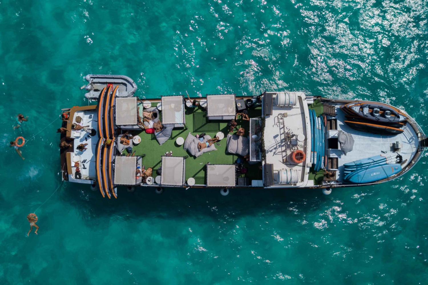 Ibiza: Full-Day Boat Trip to Formentera w/ Food and Open Bar