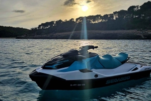 MALLORCA: JET SKI TO ES CALÓ DES MORO, CALA D'OR.