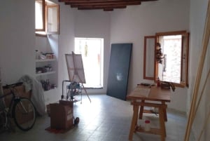 LayerLineArt målningsworkshop Pollenca, Mallorca