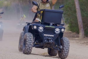 Magaluf: Tour en quad por la montaña, visitando cuevas, calas y acantilados